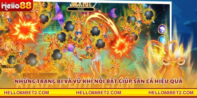 Những trang bị và vũ khí nổi bật giúp săn cá hiệu quả