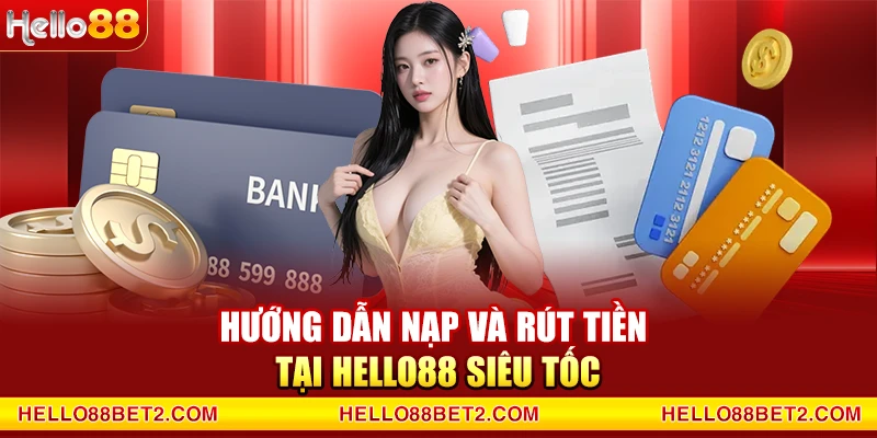 Hướng dẫn nạp và rút tiền tại Hello88 siêu tốc