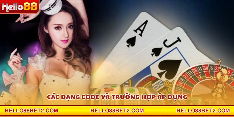 Các dạng code và trường hợp áp dụng