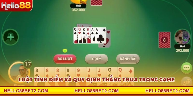 Luật tính điểm và quy định thắng thua trong game