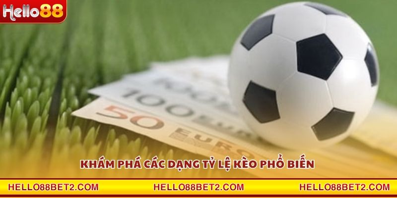 Khám phá các dạng tỷ lệ kèo phổ biến 