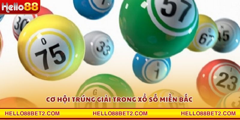 Cơ hội trúng giải trong xổ số miền Bắc 